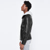 CLO Black Biker Jacket With Front Pocket