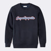 CLO Round Neck Dark Blue Fleece Sweatshirt 5101