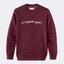 CLO Fleece Maroon Round Neck Sweatshirt