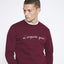 CLO Fleece Maroon Round Neck Sweatshirt