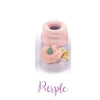 YB Snake Design Lavander Antislip Socks 8067