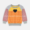 IR Black Heart Yellow With Grey Sweatshirt 2987