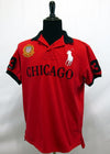 Men Big Pony Chicago Red Polo 6116