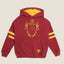 MS Greyfinder Embossed Logo Maroon Fleece Kangaroo Hoodie 10549
