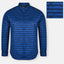 ZR Royal And Navy Blue Stripes Casual Shirt 8114