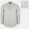 H Brown And White Line Casual Shirt 8137