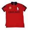 Men Big Pony Chicago Red Polo 6116