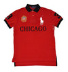 Men Big Pony Chicago Red Polo 6116