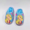 Barbie Doll Print Warm Sky Blue Winter Slippers 8328