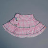 CNP Polka Dots Style Flower Top With Pink Check Shirt 2 Piece Set 10857