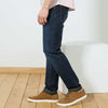 KB Men Dark Wash Worn Effect Slim Stretch Jeans