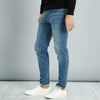 KB Men Medium Blue Slim Fit Stretch Jeans