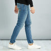 KB Men Medium Blue Slim Fit Stretch Jeans