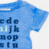 BAB Alphabets Blue T-Shirt