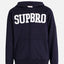 MNT Navy Blue Supbro Fleece Zip Boys Hoodie 446
