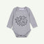 Bab Cool Smile Sleeves Grey Romper
