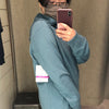 TTH Plain Teal Kangaro Pocket Fleece Hoodie 9944
