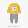 ZR Mustard Lion Face 2 Piece Set 2618