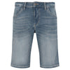 TT Josh Dull Blue Regular Slim Denim Shorts