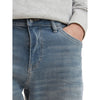TT Josh Dull Blue Regular Slim Denim Shorts
