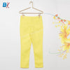 KB Eco Denim Yellow Skinny Denim With Zebra Cord 9603
