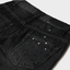 OM Black Ripped Denim Shorts