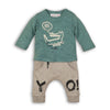 MNT Yo Alligator Shirt And Trouser Set 382