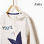 ZR You Are My Star White Ecru Sweatshirt 381