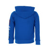 TM Small Logo Print Sleeves Royal Blue Fleece Zipper Hoodie 8177