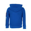 TM Small Logo Print Sleeves Royal Blue Fleece Zipper Hoodie 8177