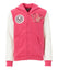 TR Front Badge Pink With White Zipper Hoodie Tracksuit 10267