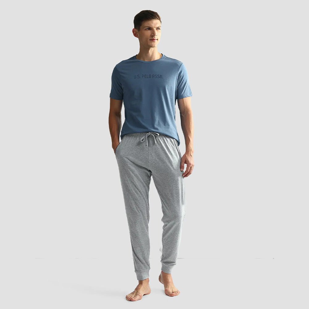 Us Pa Grey Zip Pocket Lounge Wear Soft Trouser 14083