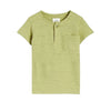 CA Pale Khaki Self Lines Pocket Style T-Shirt 13180