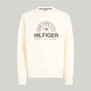 TM New York City HILFIGER  Embroided Cream Sweatshirt 13374
