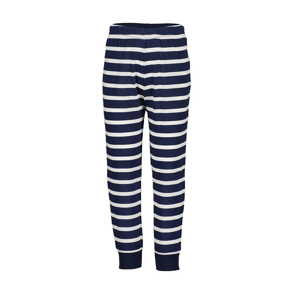 Kids Park Blue & Grey Stripes Trouser 13156