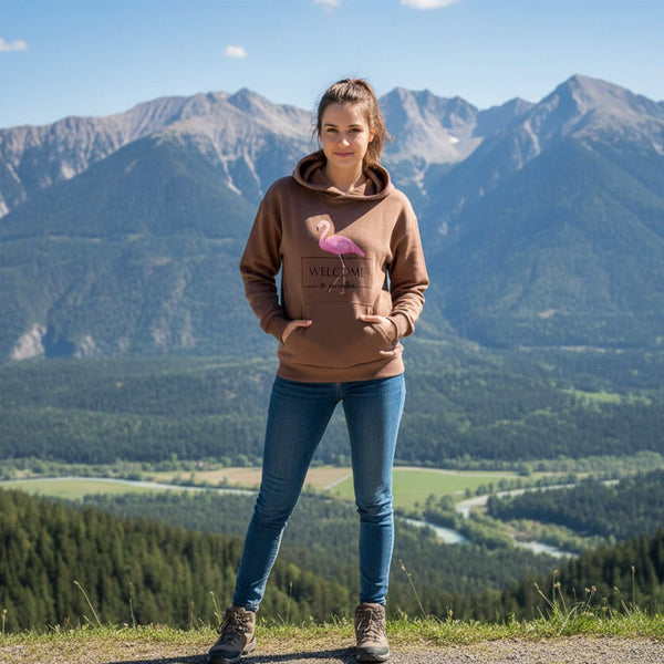 TS Welcome To Paradise Brown  Terry  Hoodie 13516