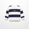 MNG Wast City Championship white & Blue Stripes Terry Sweatshirt 14333