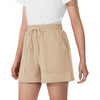 TS Plain Biscuit Brown Terry Shorts 14047