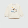 MNG Take a Break Cream Fleece Sweatshirt 14240