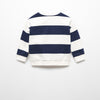 MNG Wast City Championship white & Blue Stripes Terry Sweatshirt 14333
