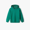 LE LTD Embroided Kangroo Pocket  Hoodie With Terry Trouser Green Tracksuit 14703
