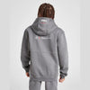 HR Embroided To Something with Kangroo Pocket Style Dark Grey Hoodie TrackSuit 14264