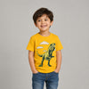 ANK Printed Dino Mango Yellow T-Shirt 8906