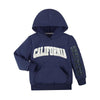 SKH California Kangroo Pocket Style Navy Blue  Fleece Hoodie 13649