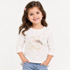 OSK Tweet Sparrow Print Off White Shirt 13282