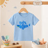 B.X Baby Shark Print Light Blue Tshirt 4983