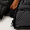 ZR Mock Kneck Front Pocket Black Style  Jacket 13004