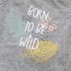 Mother's Promise  Born To Be Wild Grey Body Suit 12863