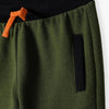 5.10.15 Advanture Ahead Ottoman Green Mock Neck Zipper With Ottoman Trouser Tracksuit 14793