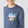 MX Street Graffiti Cadet Blue Fleece Sweat Shirt 12717